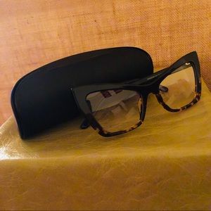 Glasses frames; clear lenses